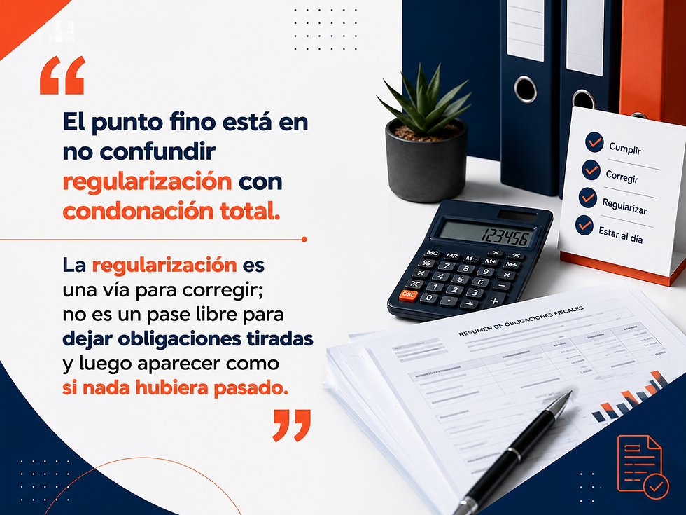 Regularización fiscal 2026