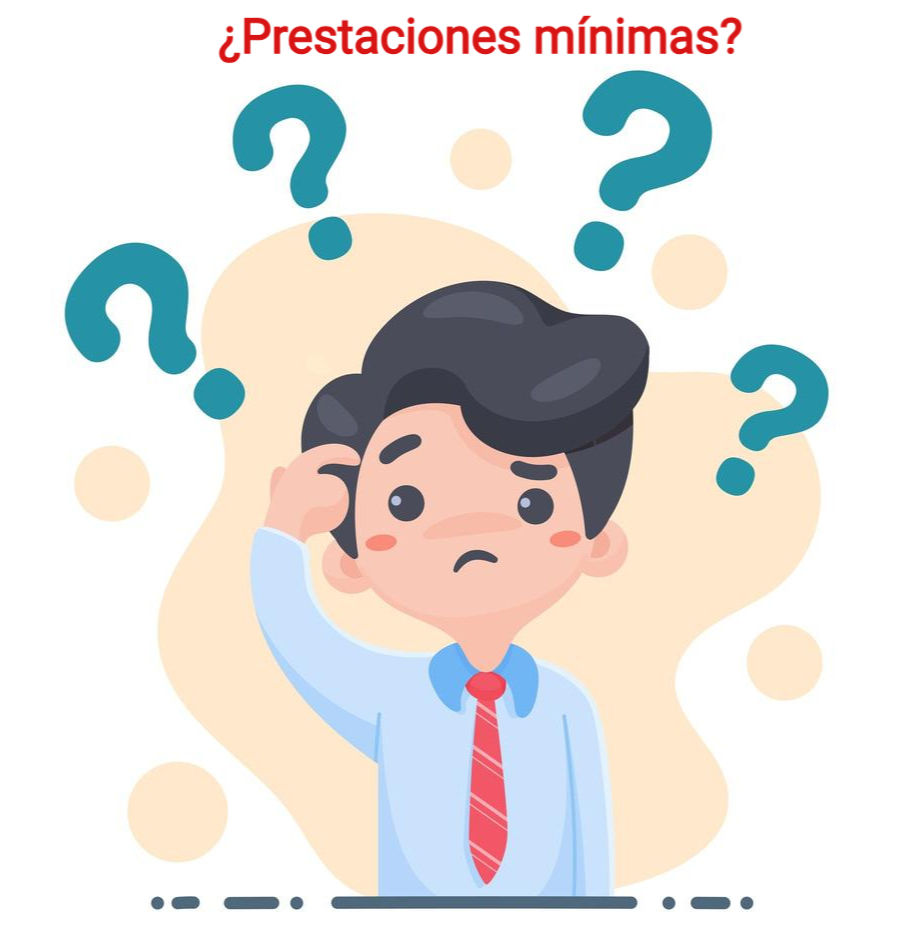 Prestaciones mínimas de ley