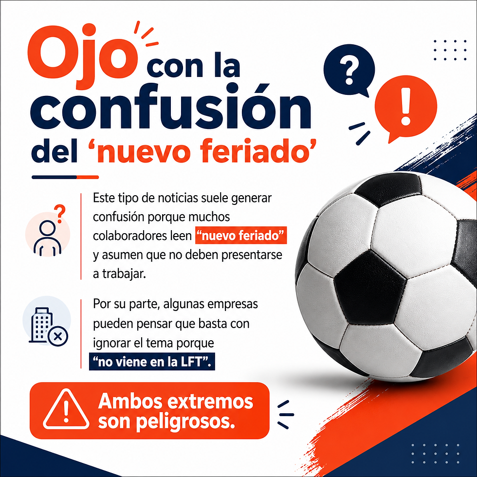 nuevo día feriado junio 2026