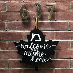 Custom Chalk Welcome Sign