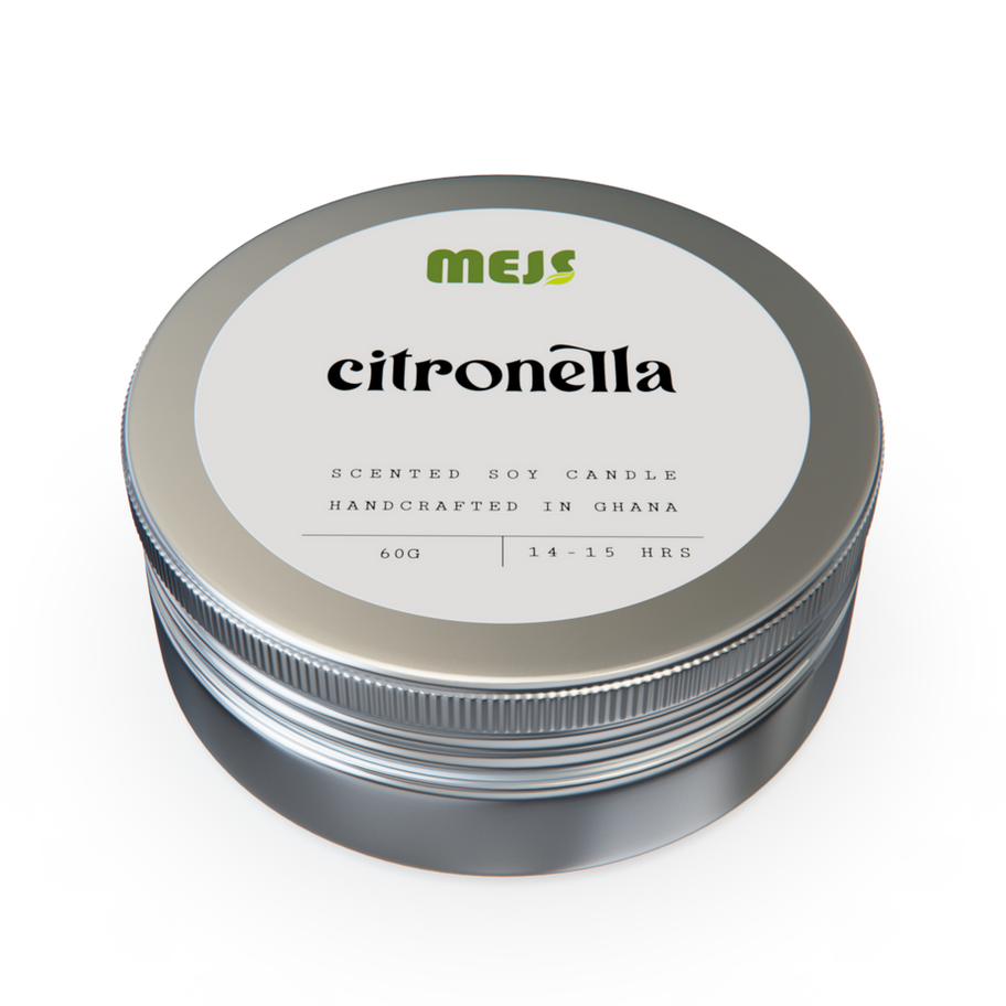 Citronella Soy Candle - Travel Size Front View