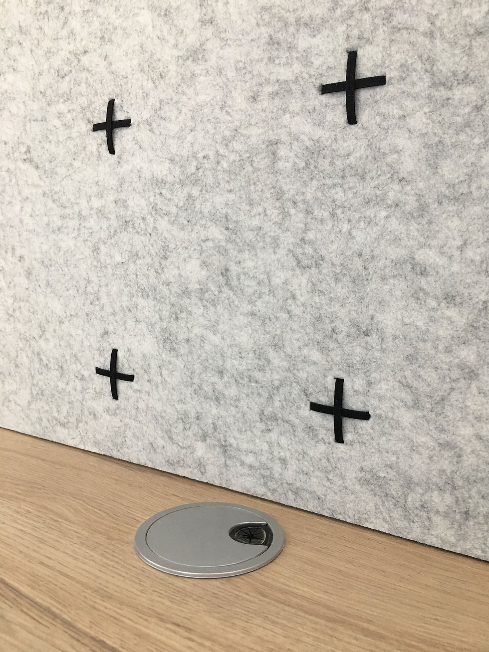 Dressing up acoustic felt
