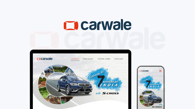 Responsive website for exploring 7 states of India with the facelift version of the Maruti Suzuki’s S-Cross in 2017.