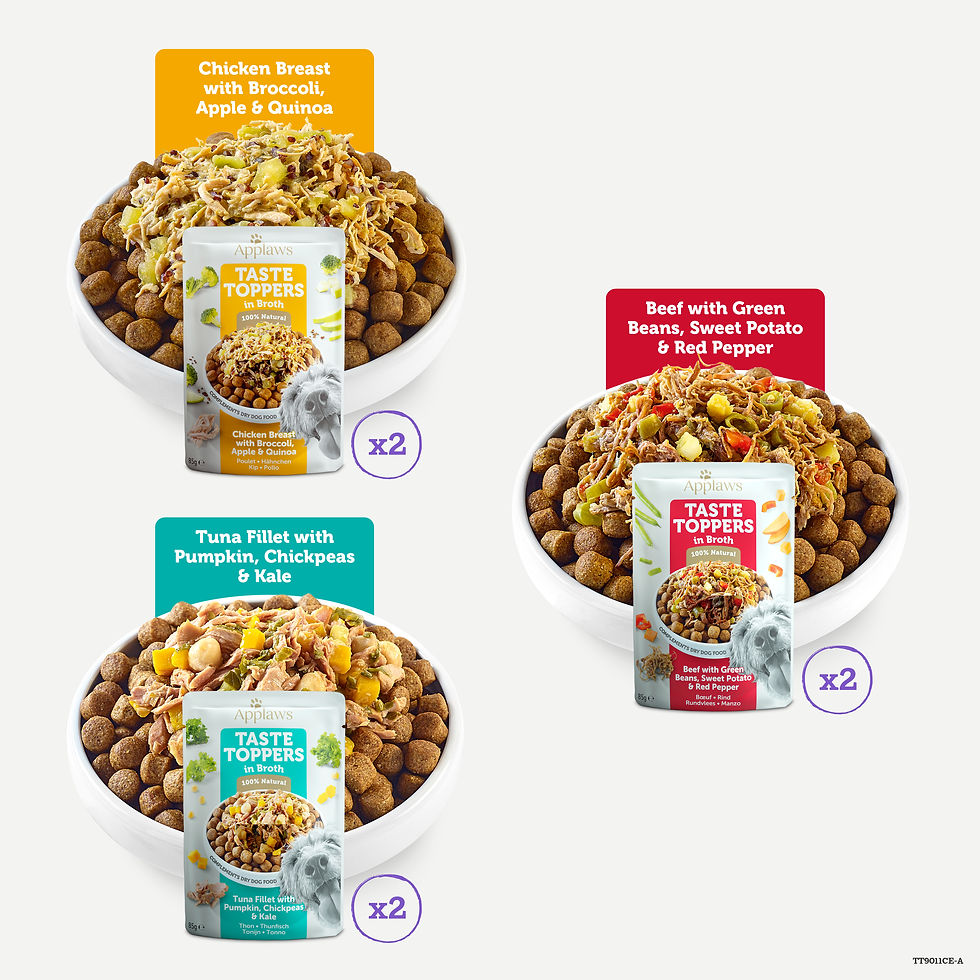 Thumbnail: Applaws Dog Taste Toppers Multipack in Broth
