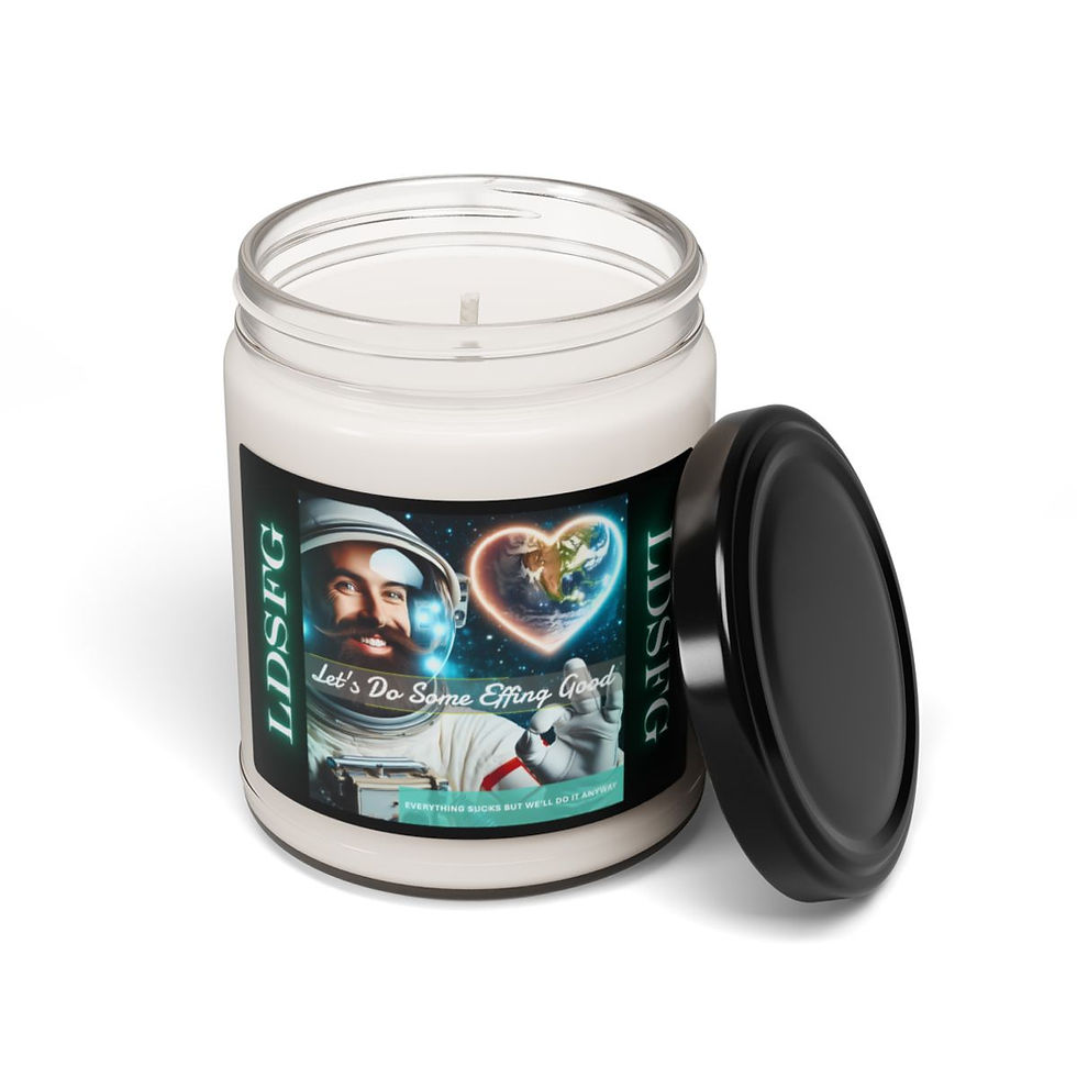 Thumbnail: LDSFG Logo Scented Soy Candle, 9oz
