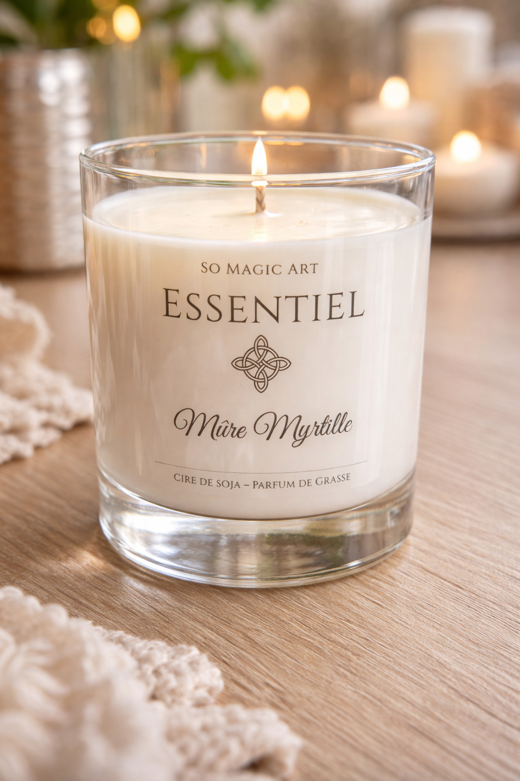 Bougie ESSENTIEL Mûre Myrtille