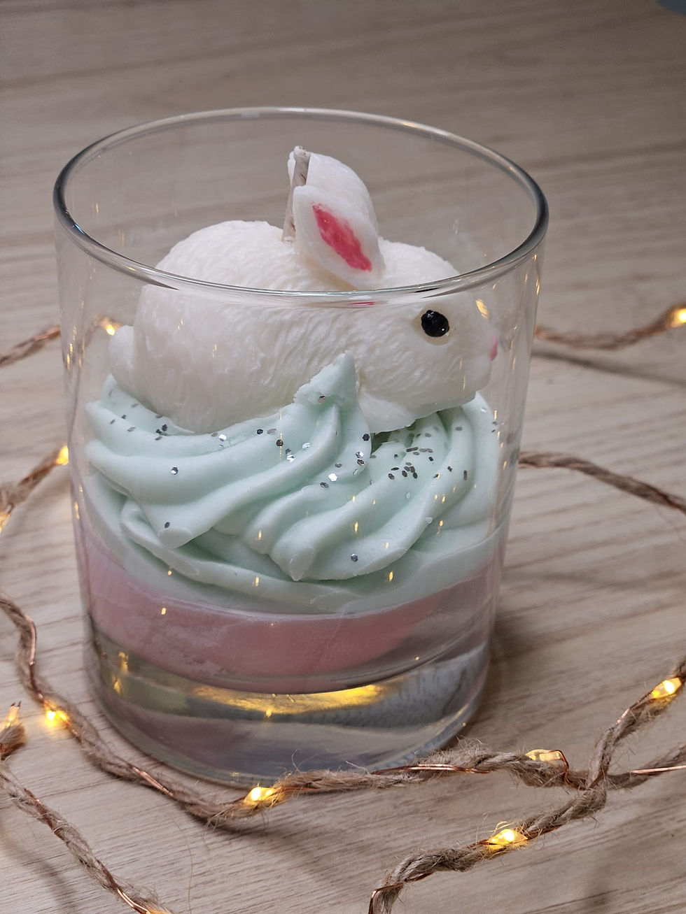 Miniature : Lapin Blanc - Fraise Menthe
