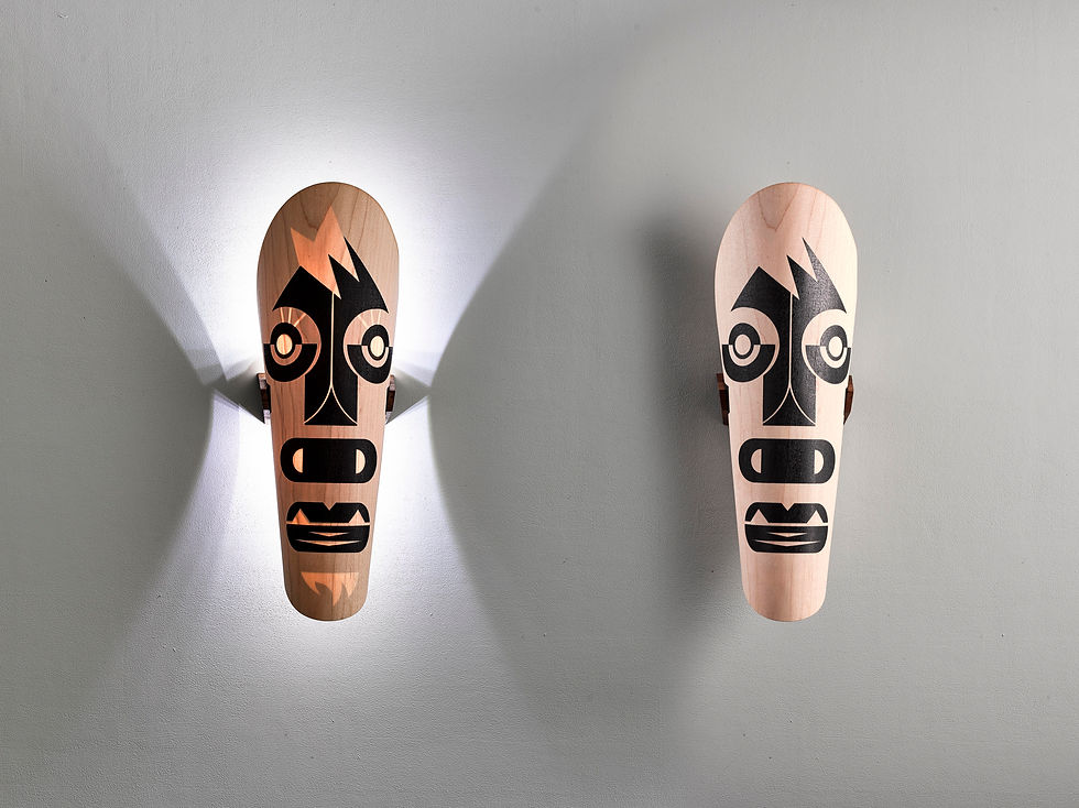 Kongo lighting fixtures - Light On and Light Off