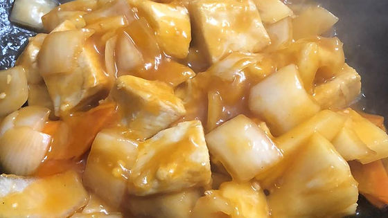 121.Chicken with Pineapple 菠蘿鸡