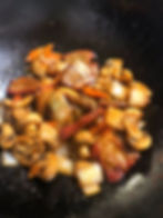 131.Chinese Roast Pork with Mushroom 毛叉