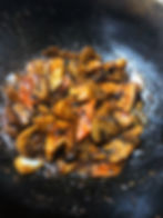 44.Chicken with Mushroom in Black Bean Sauce 士毛鸡