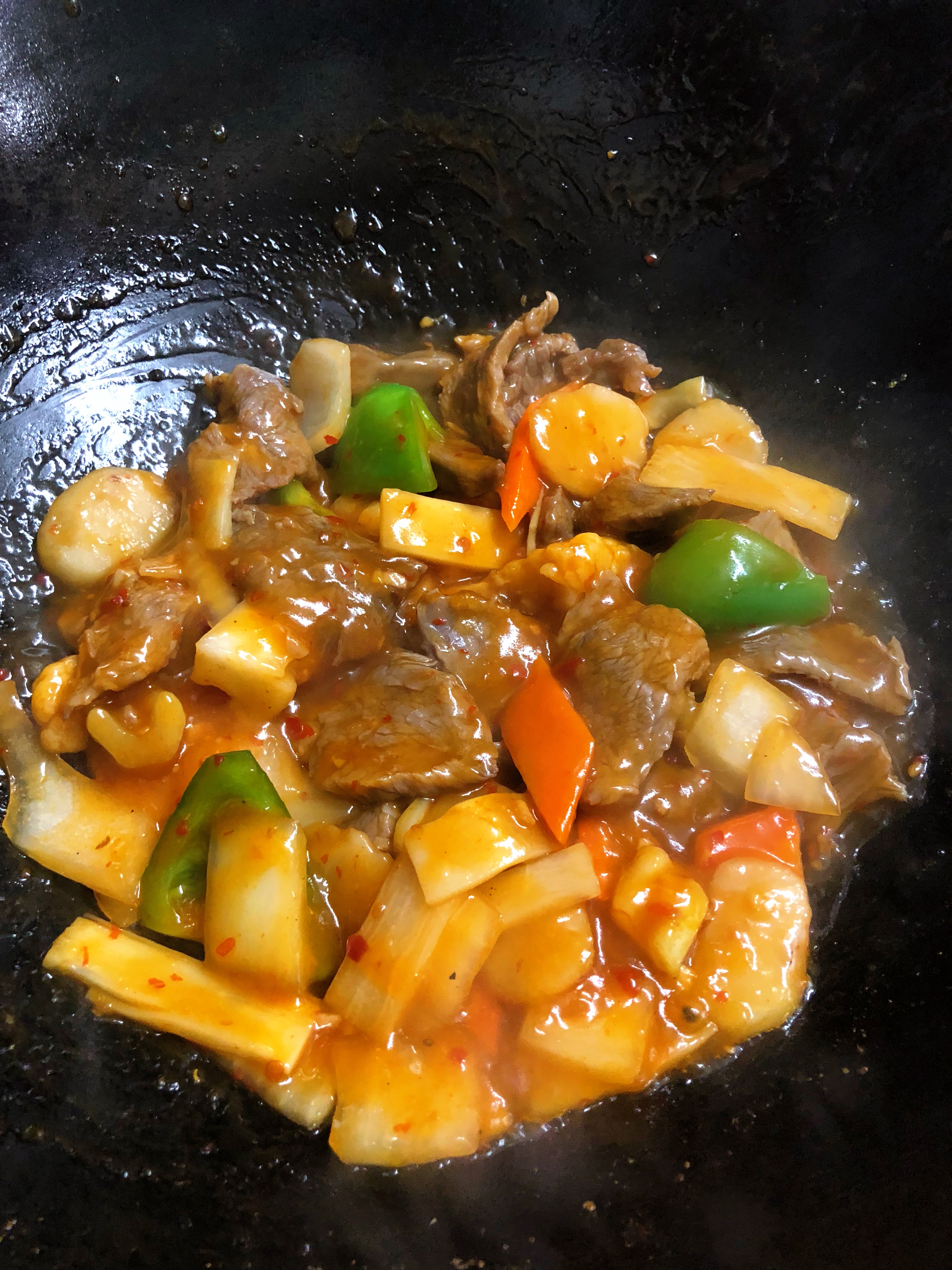 Arranged Food and Objects