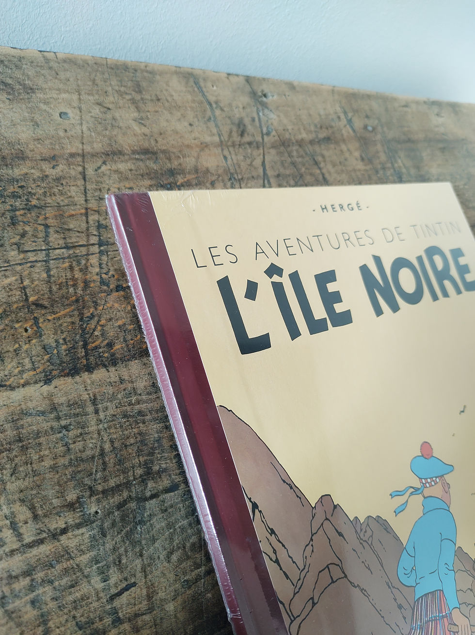 Miniature : Tintin - L'Ile noire. Fac-similé sous blister