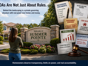 HOAs Are Not Just About Rules.