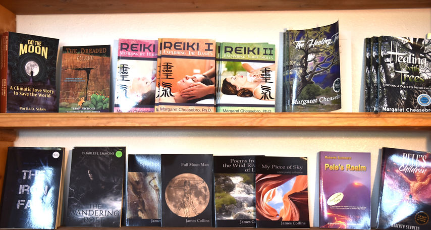 Feat of Clay features books with local writers and authors