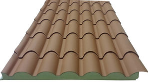 panel imitación teja