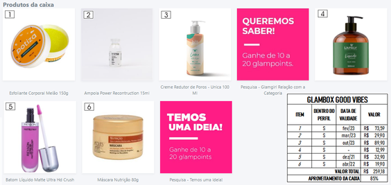 %Tayane lopes% 6 glambox abril