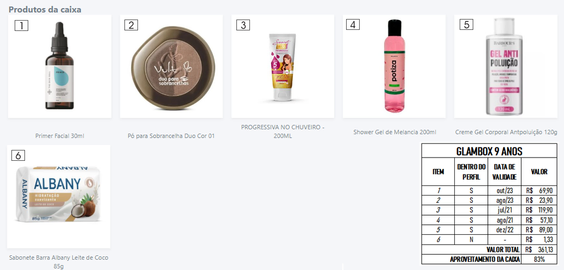 %Tayane lopes% 5 glambox marco