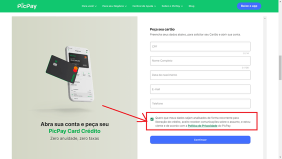 %Tayane lopes% 5 como solicitar cartão de crédito picpay