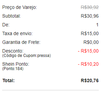 %Tayane lopes% 15 como comprar na shein brasil