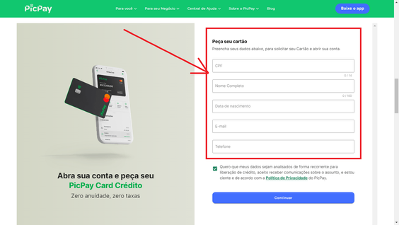 %Tayane lopes% 4 como solicitar cartão de crédito picpay