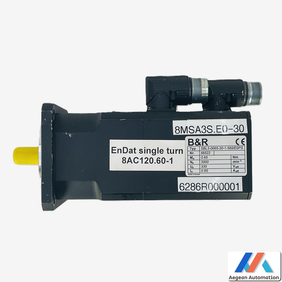 B&R 8MSA3S.E0-30 second-hand unit showing product label