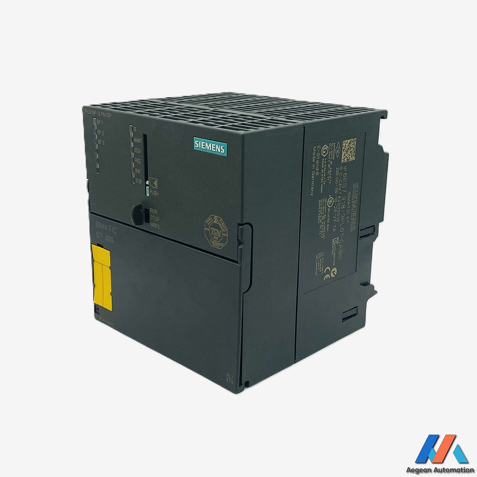 Siemens 6ES7318-3FL01-0AB0 refurbished product, front view without box