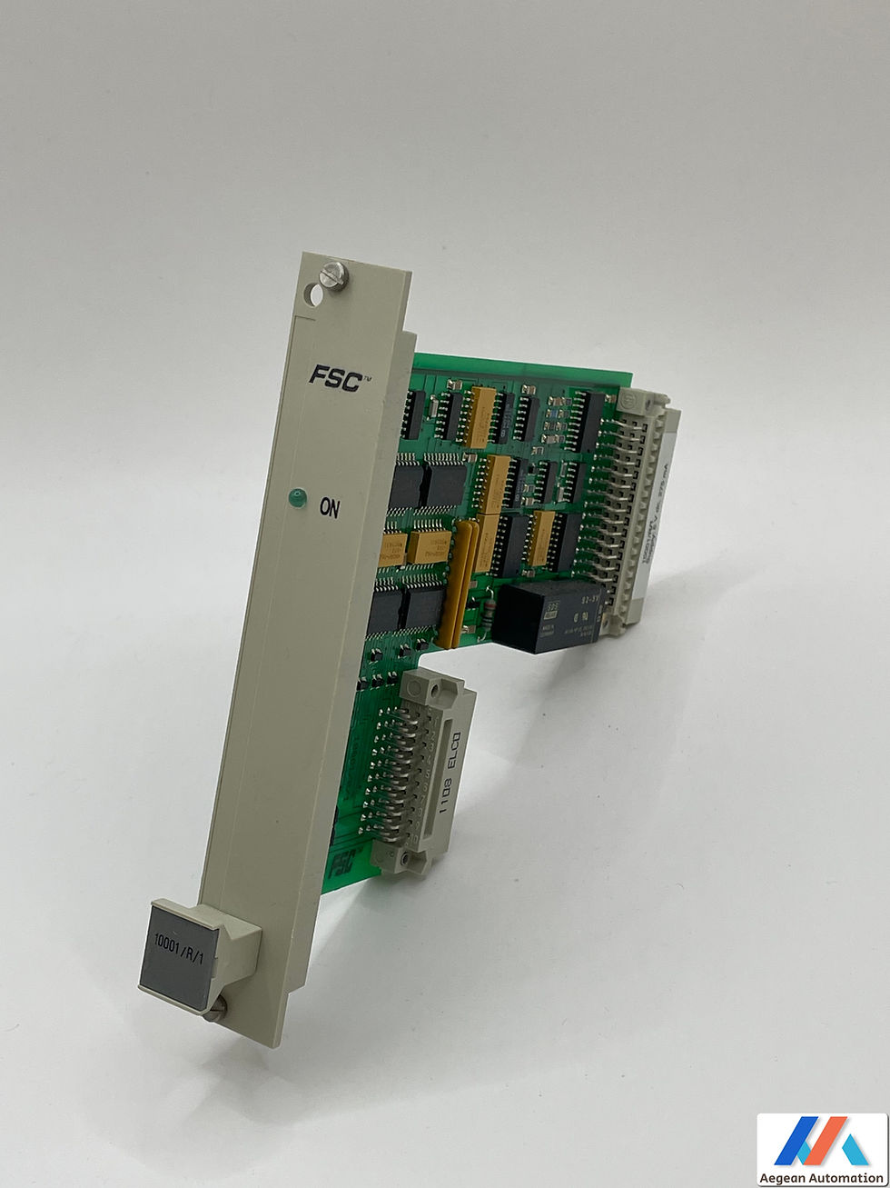 Honeywell FSC 10001/R/1 Vertical Bus Driver Module used product, front view without box
