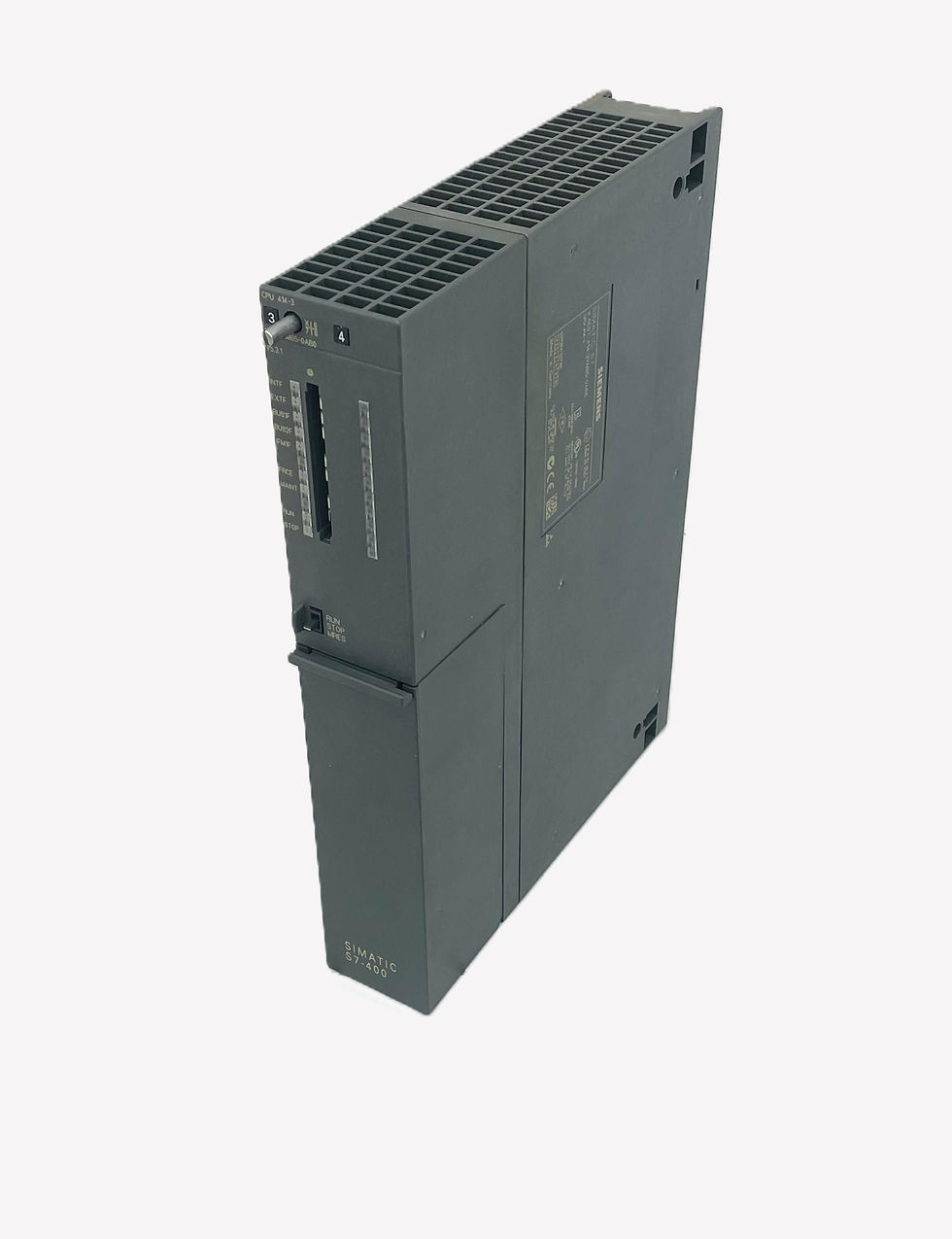 Siemens 6ES7414-3XM05-0AB0 used product, front view without box