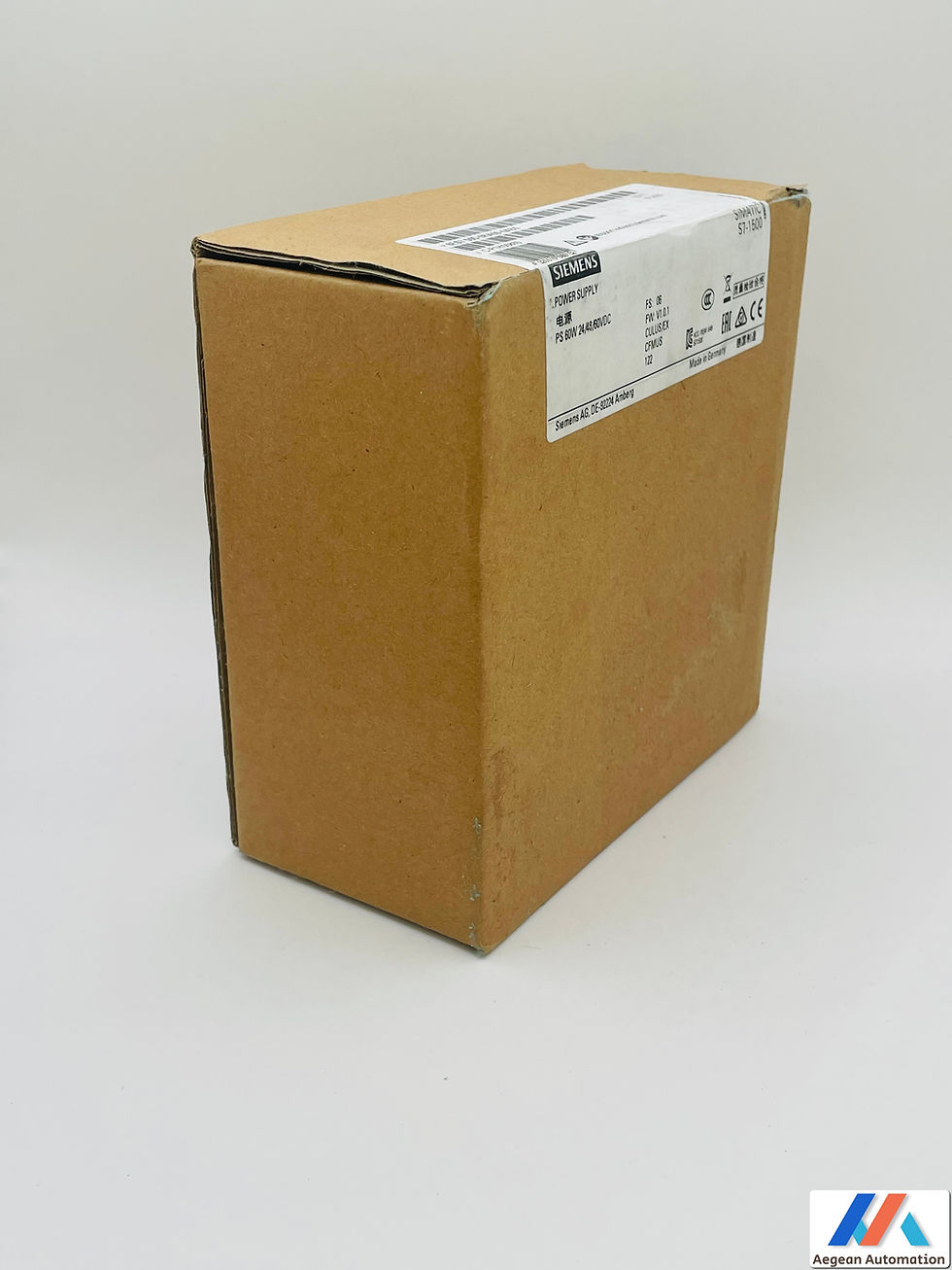 Thumbnail: Siemens Simatic 6ES7505-0RA00-0AB0 S7-1500 System Power Supply sealed box left side view