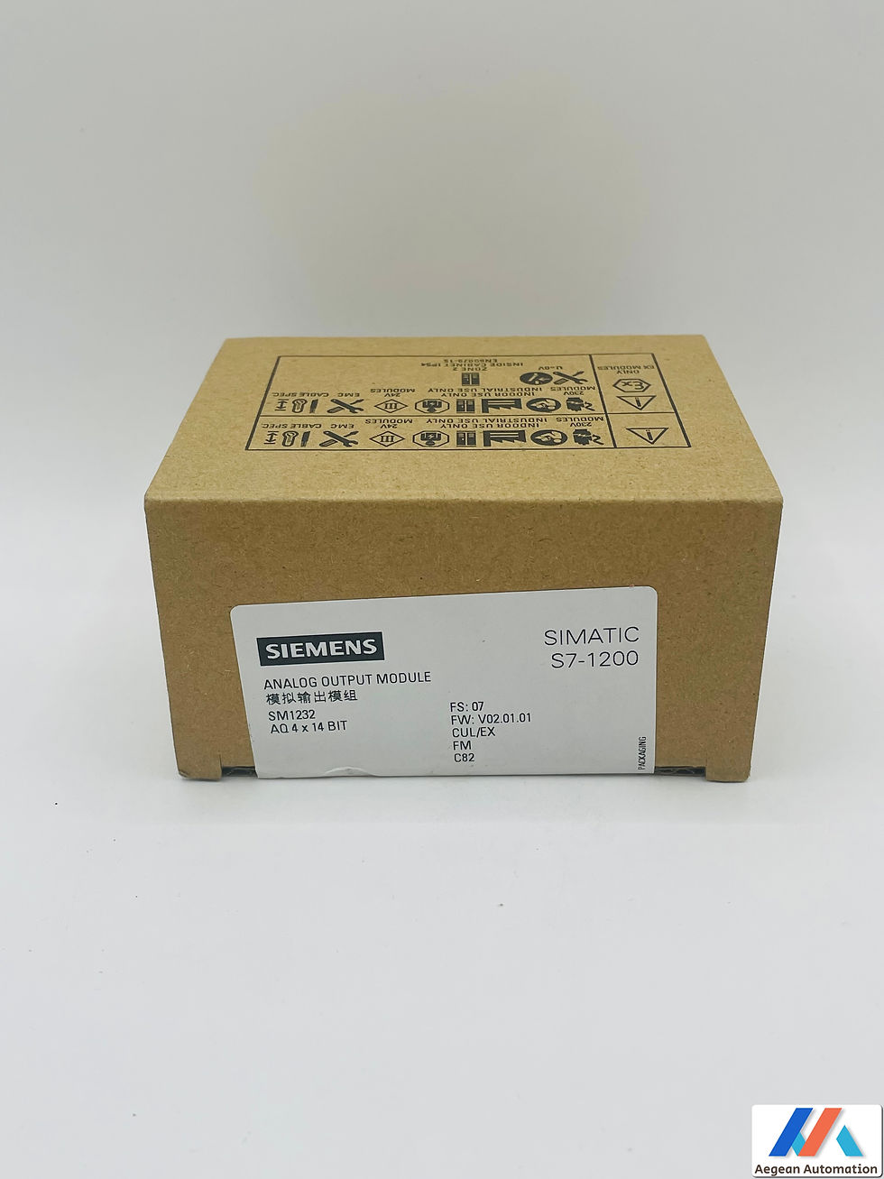 Miniaturbild: Siemens Simatic 6ES7232-4HD32-0XB0 sealed package top label and seal visible