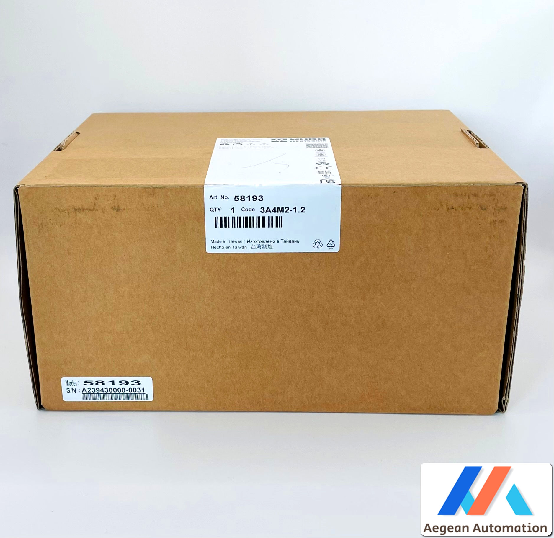 Murrelektronik 58193 8-Port Unmanaged Gigabit Ethernet Switch | Full PoE Murr