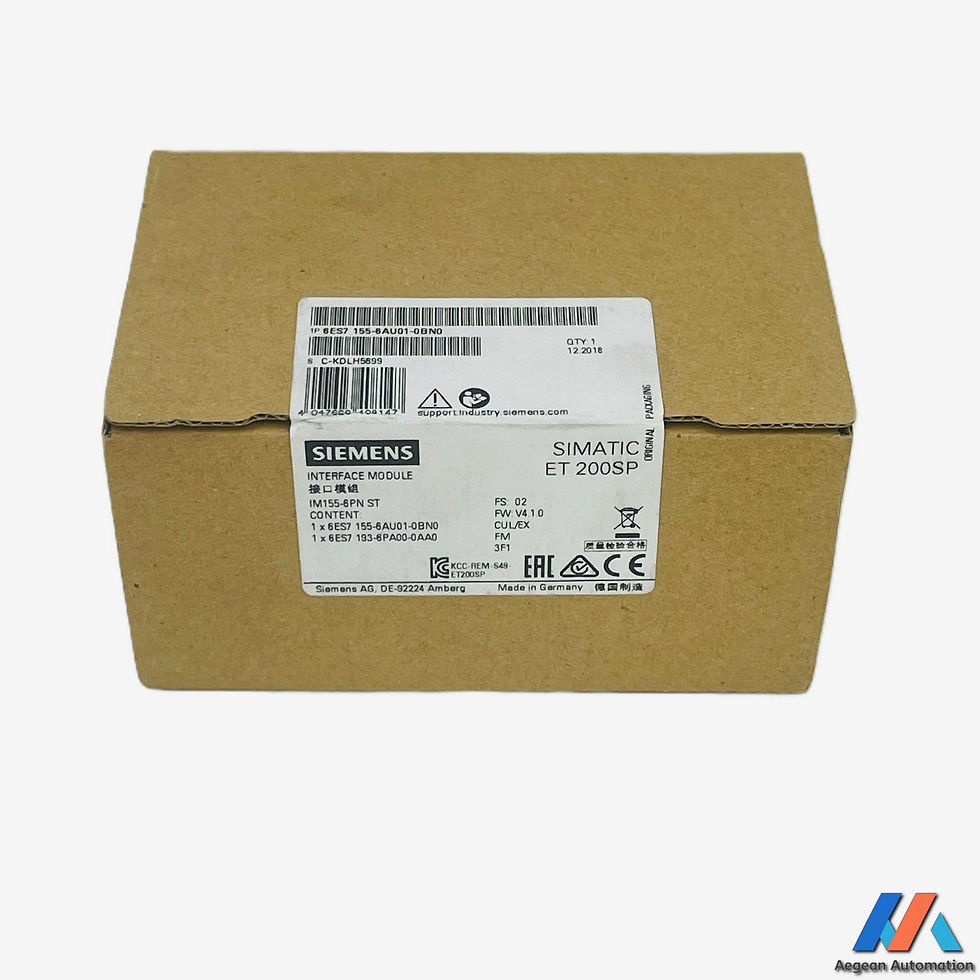 Siemens 6ES7155-6AU01-0BN0 front view of the sealed box
