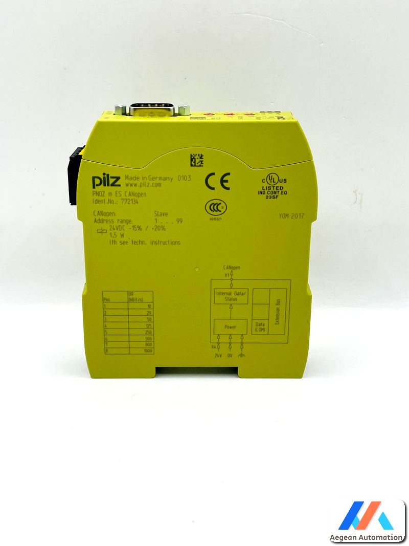 Thumbnail: Pilz 772134 second-hand unit showing product label