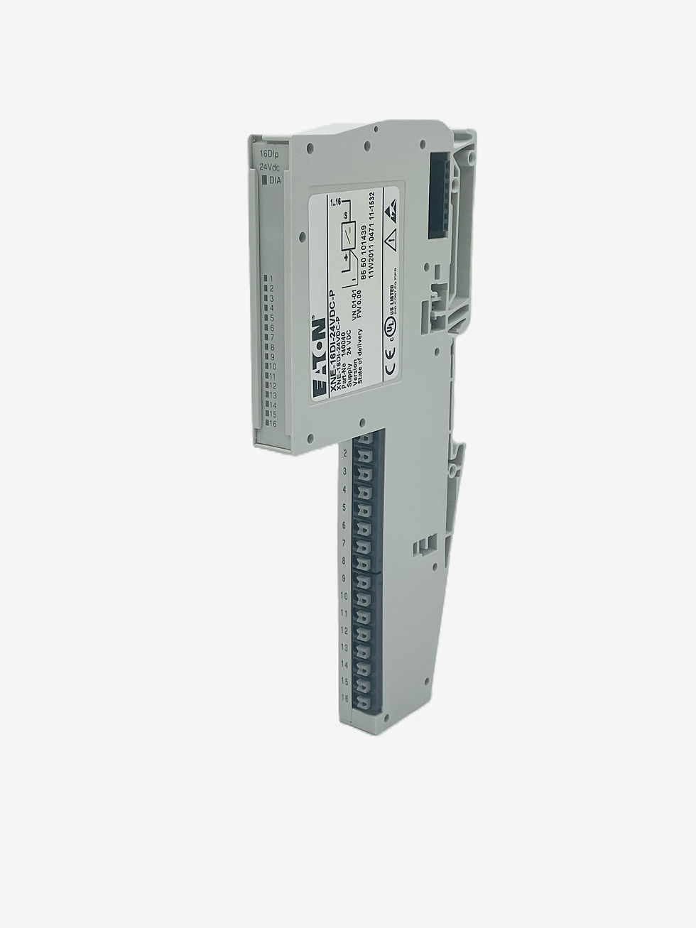 Eaton 140040 XNE-16DI-24VDC-P used product, front view without box
