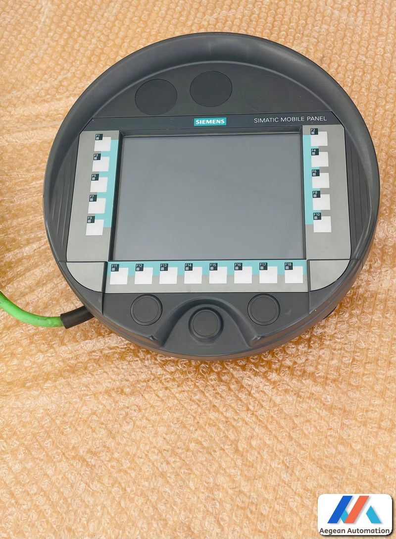 SIEMENS Simatic 6AV6645-0CA01-0AX0 Mobile Panel 277 used product, front view without box