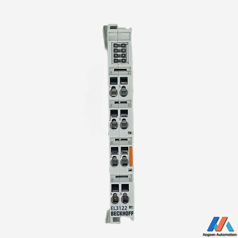 Beckhoff EL3122 used terminals and connection ports visible
