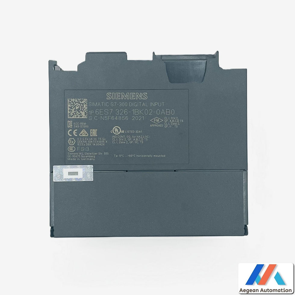Siemens 6ES7326-1BK02-0AB0 product showing product label