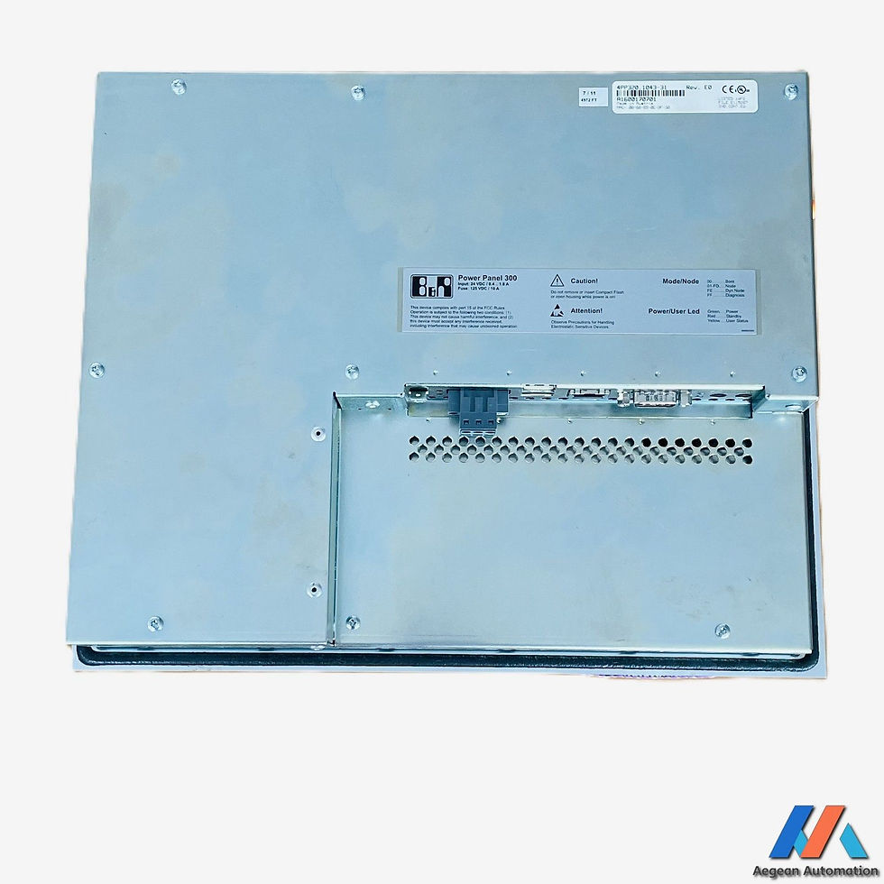 B&R 4PP320.1043-31 Power Panel PP320 back view