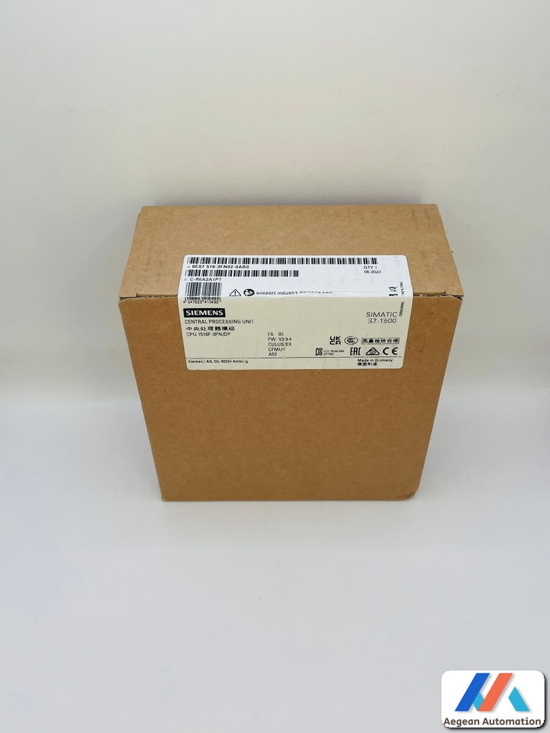 SIEMENS Simatic 6ES7516-3FN02-0AB0 sealed package front view