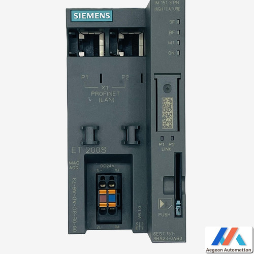 Simatic 6ES7 151-3AA23-0AB0 - S7 ET200S IM151-3 PN FS:06/FW:V7.0.3 - Günstige Industrieersatzteile, 184,03 Simatic 6ES7 151-3AA23-0AB0 - S7 ET200S IM151-3 PN FS:06/FW:V7.0.3 - Günstige Industrieersatzteile, 184,03