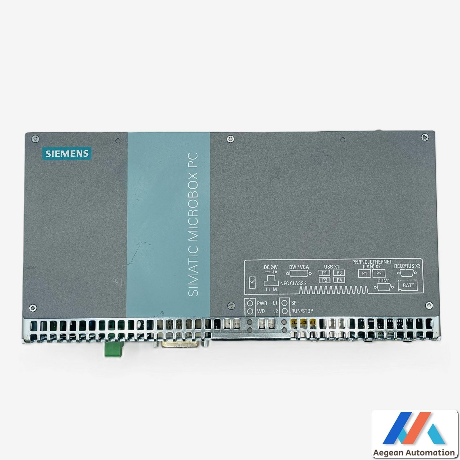 Siemens IPC427C 6ES7647-7BA10-2XM0 used product, front view without box