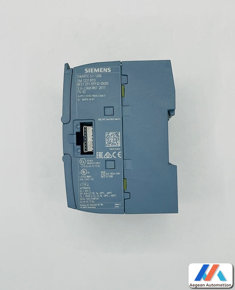 Siemens Simatic 6ES7231-5PF32-0XB0 second-hand unit showing product label