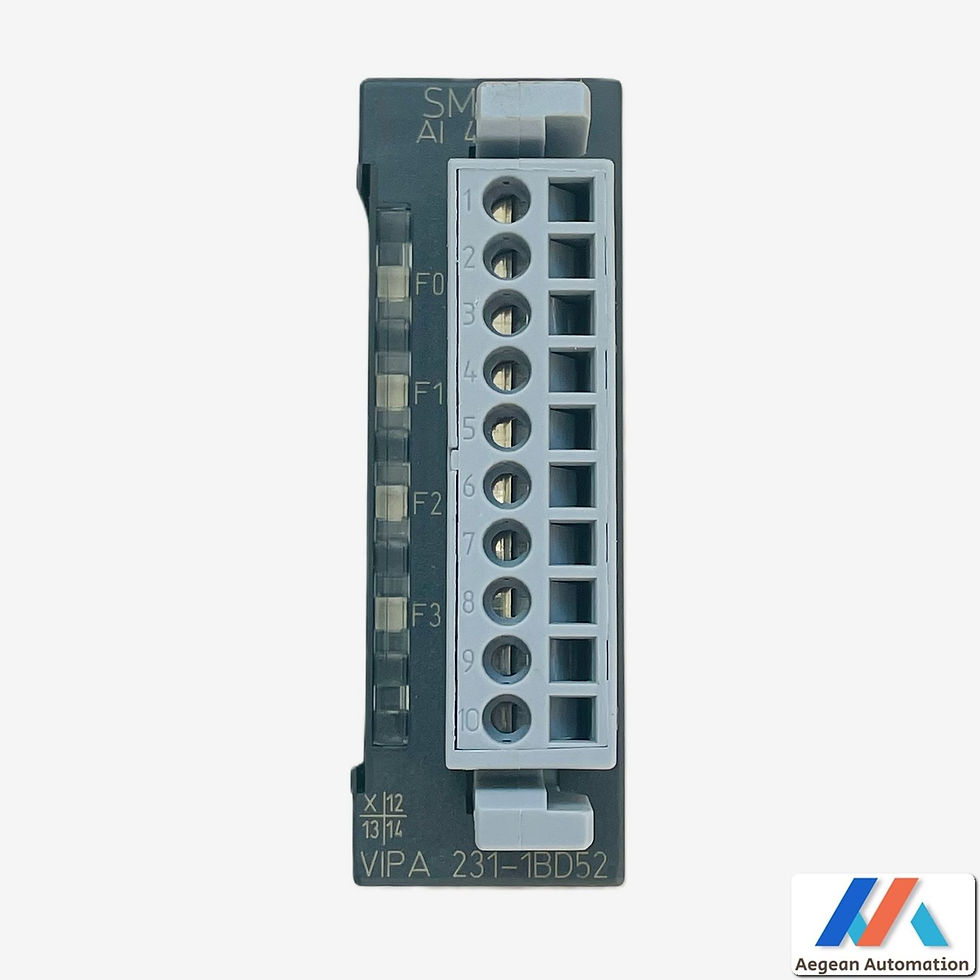 Miniaturbild: VIPA 231-1BD52 used terminals and connection ports visible