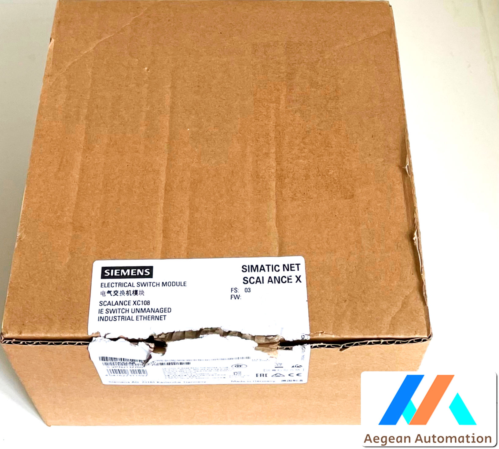 Siemens Simatic 6GK5108-0BA00-2AC2 Scalance XC108 6GK5108-0BA00 NEW