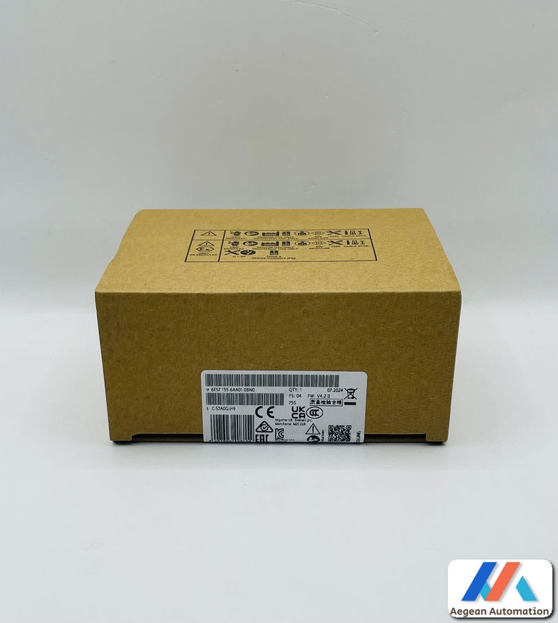 Thumbnail: Siemens Simatic 6ES7155-6AA01-0BN0 sealed package top label and seal visible