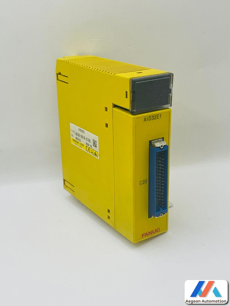 FANUC AID32E1 used product, front view without box