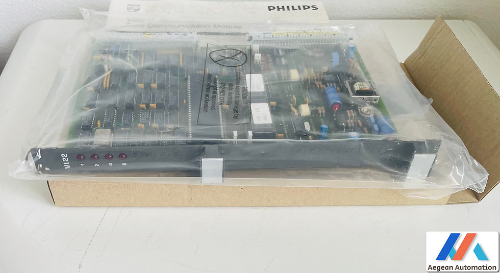 Thumbnail: Philips VI22/BR Data Communicitaion Module terminal connections visible in box