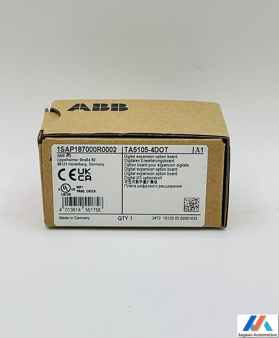Miniaturbild: ABB 1SAP187000R0002  close-up of barcode and model number on box