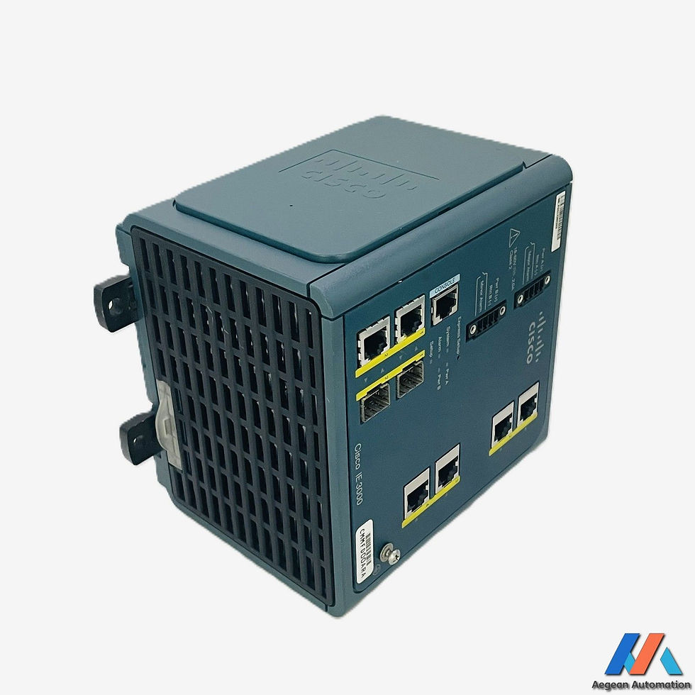 Cisco IE-3000-4TC used terminals and connection ports visible